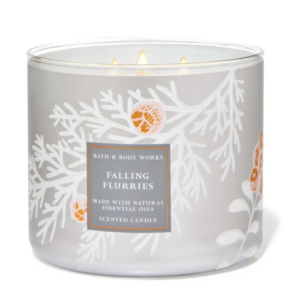 Bath & Body works Falling Flurries candle